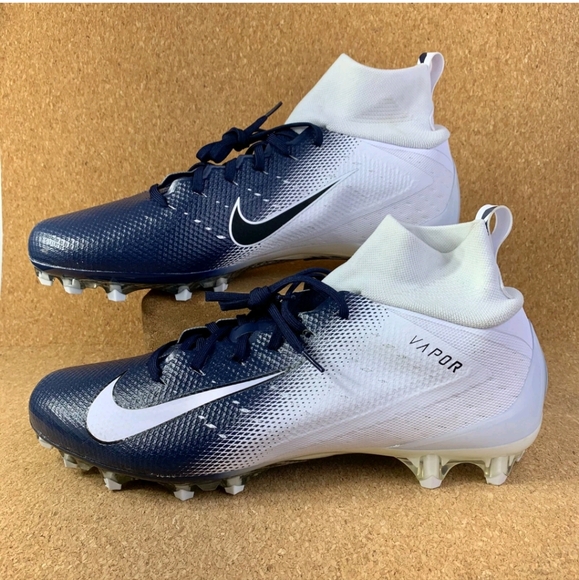 Nike Vapor Untouchable Pro White Midnight Navy AO3021 102 Men’s Size 16 - Picture 1 of 4